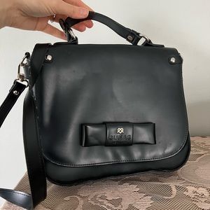 GUNAS New York Ridley crossbody black vegan leather purse